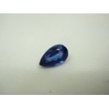 Loose Pear Cut 9.62ct Tanzanite