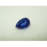 Loose Pear Cut 8.57ct Sapphire