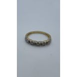 9ct gold diamond ring