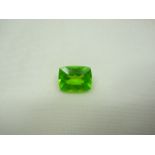 Loose cushion cut 11.02ct peridot.