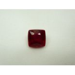 Loose Cushion Cut 10.62ct Ruby