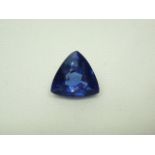 Loose Trillion Cut 10.07ct Tanzanite