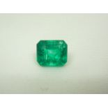 Loose Emerald Cut 8.57ct Emerald