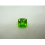 Loose cushion cut 10.57ct peridot.