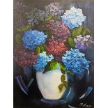 Oil painting - Still life - A Vase Full