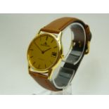 Gents Vintage Gold Jaeger LeCoultre Wrist Watch