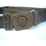 Vintage leather Guides belt