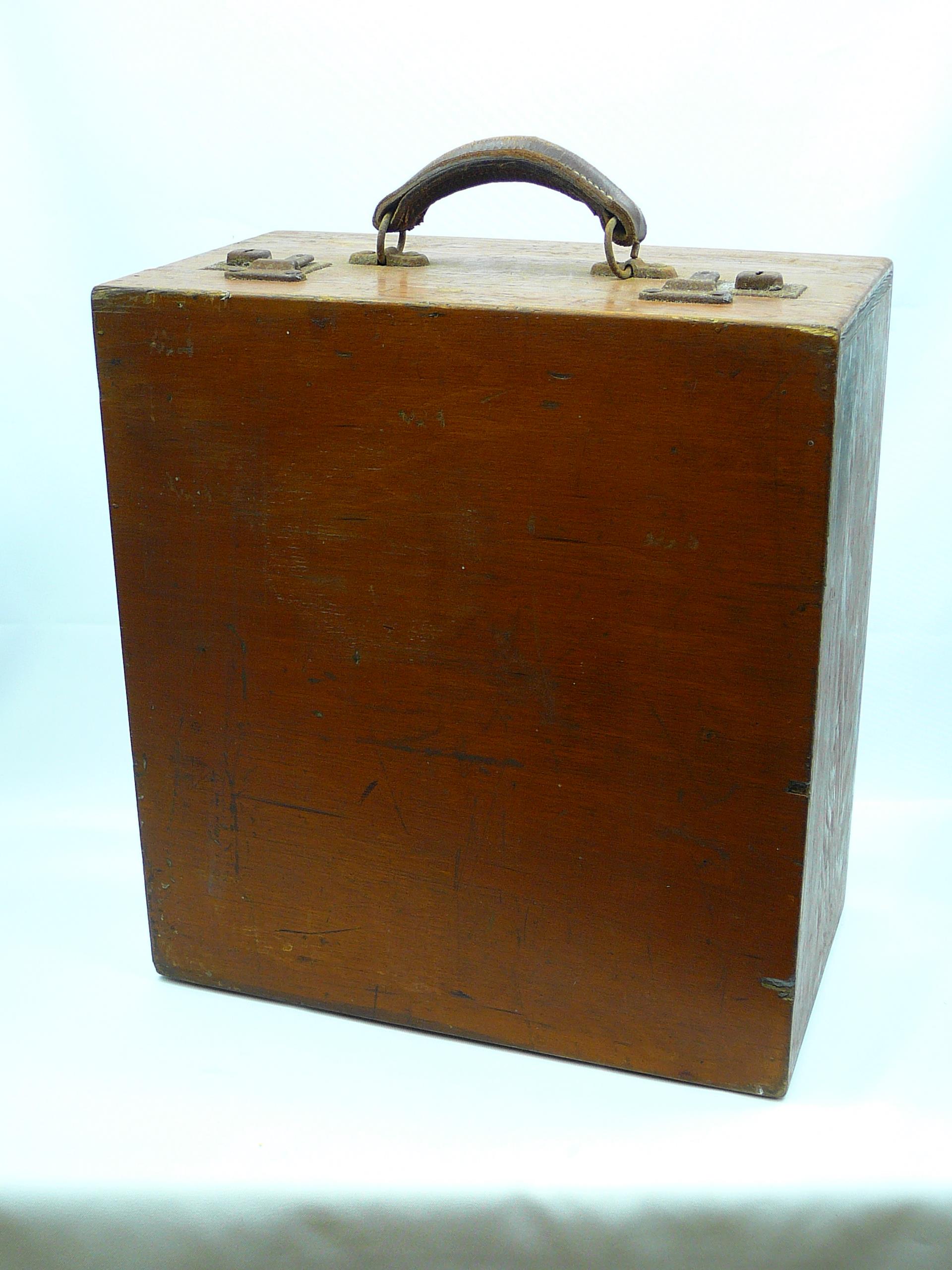 Early mid century instrument case - Image 2 of 3