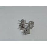 18ct white gold earrings