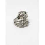 18ct white gold diamond ring