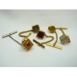 5 Vintage Tie Studs