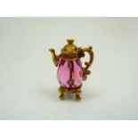 9ct gold coffee pot charm