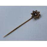 9ct seed pearl stick pin