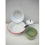 5 Pieces of Enamelware