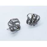 18ct white gold links of London diamond earrings