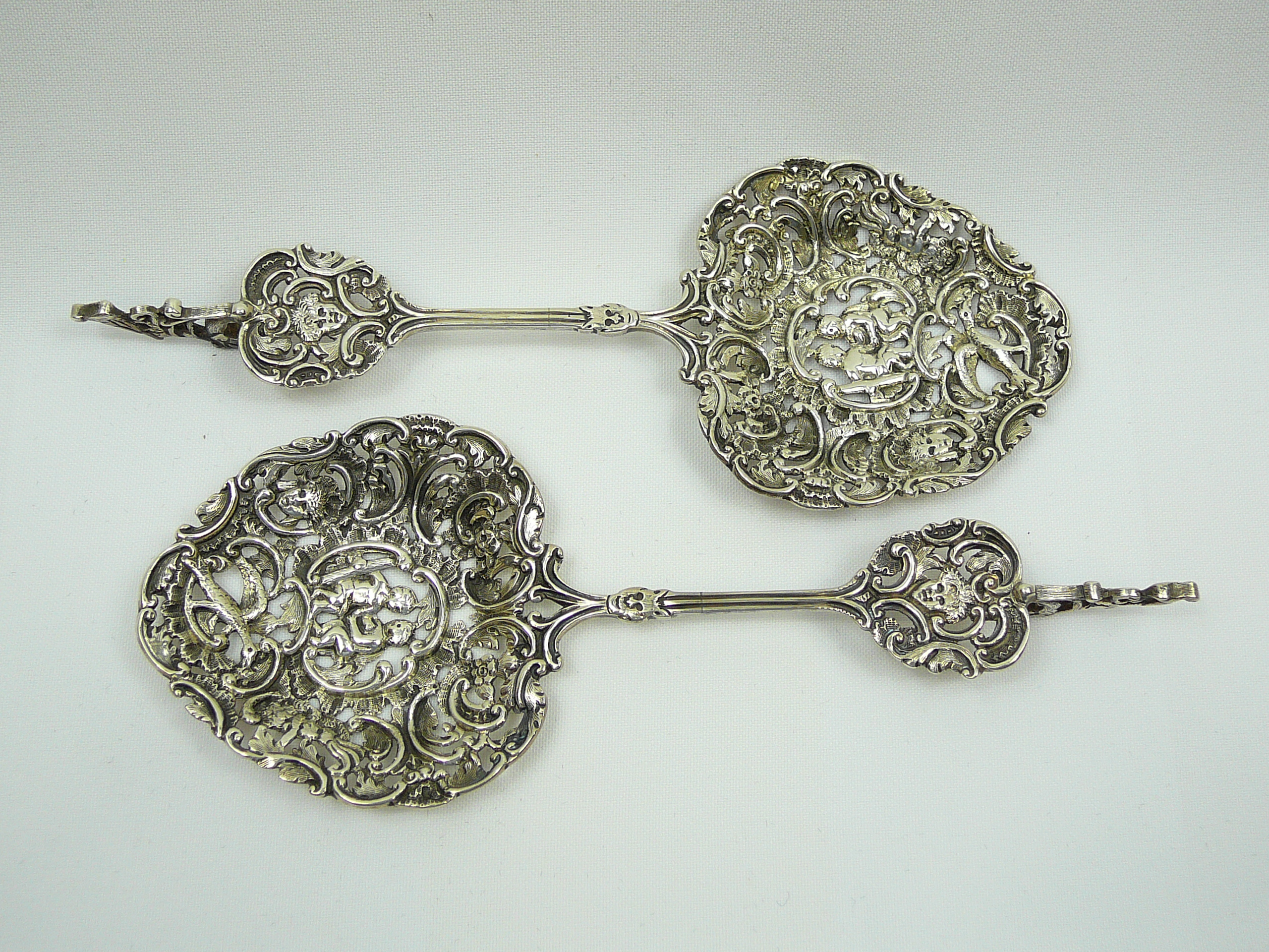 Pair silver lovespoons - Image 6 of 7