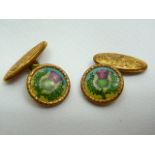 Pair of Vintage Scottish Themed Cufflinks