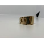 9ct gold ID ring