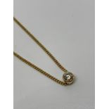 18ct gold diamond necklace