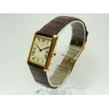 Ladies Gold Cartier Wrist Watch
