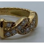 18ct gold diamond ring