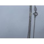 18ct white gold chain