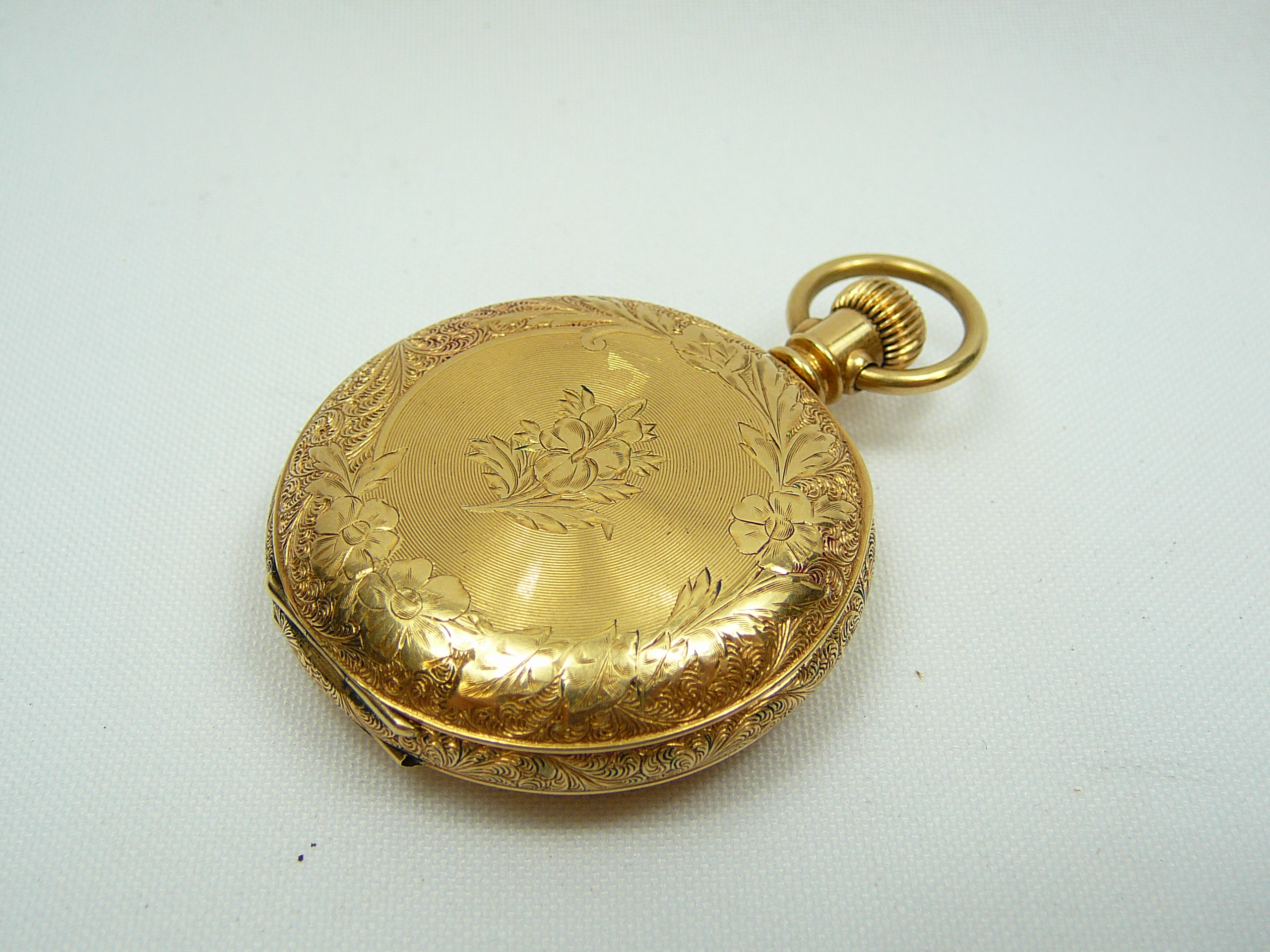 Ladies Antique Hunter Fob Watch