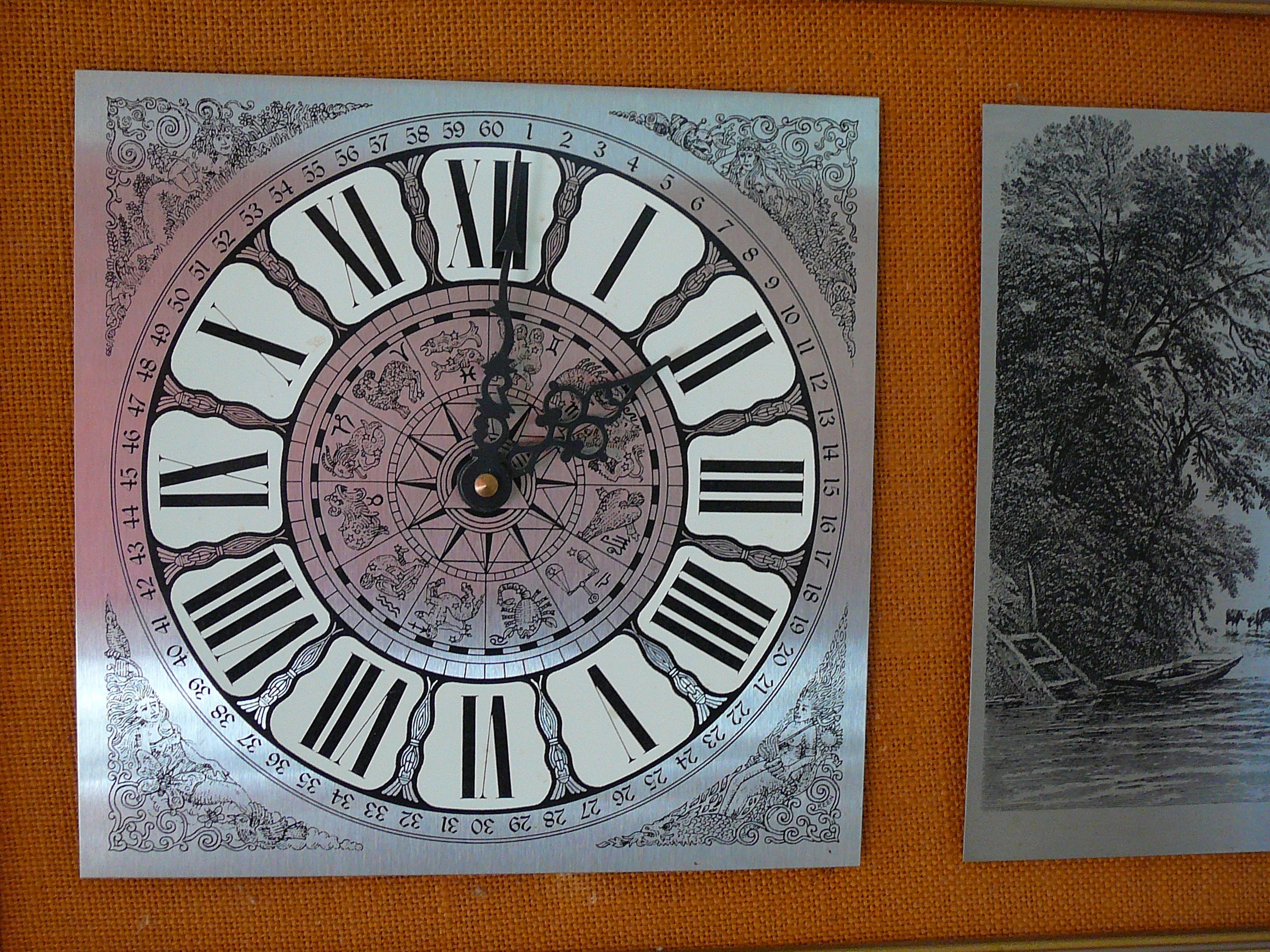Mid Century Quartz Wall Clock - Image 2 of 2