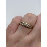 18ct gold and diamond ring