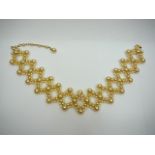 Vintage Faux Pearl Choker