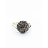 9ct gold diamond ring