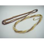 2 Vintage Pearl Necklaces