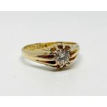 18ct gold diamond ring