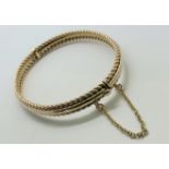 15ct gold bangle