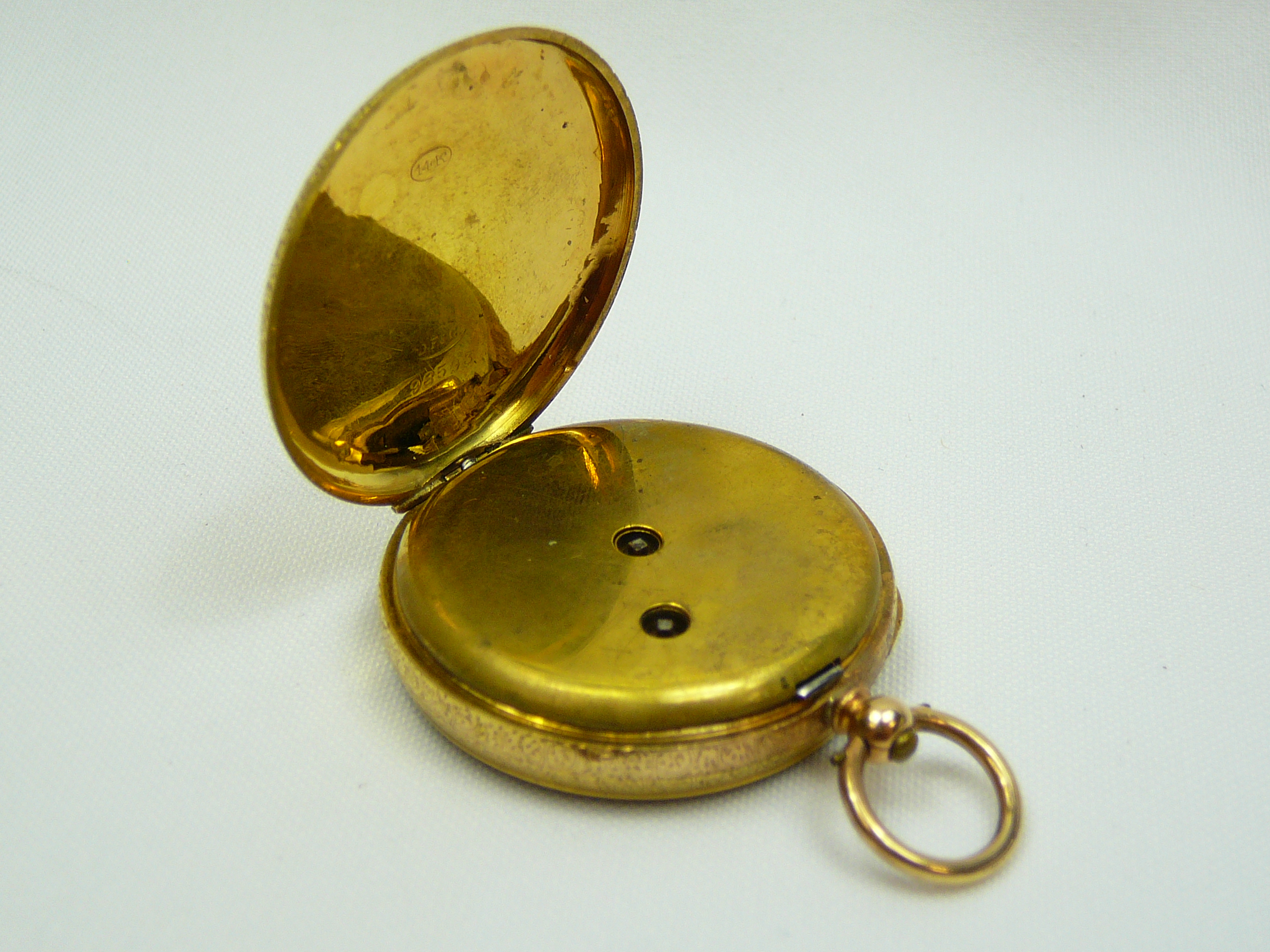 Ladies Antique Gold Fob Watch - Image 3 of 5