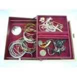 Vintage Jewellery Box and Contents