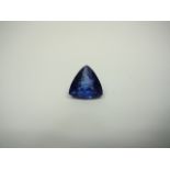 Loose Trillion Cut 10.07ct Tanzanite