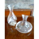 2 Table Water Carafes