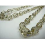 Vintage Crystal Bead Necklace