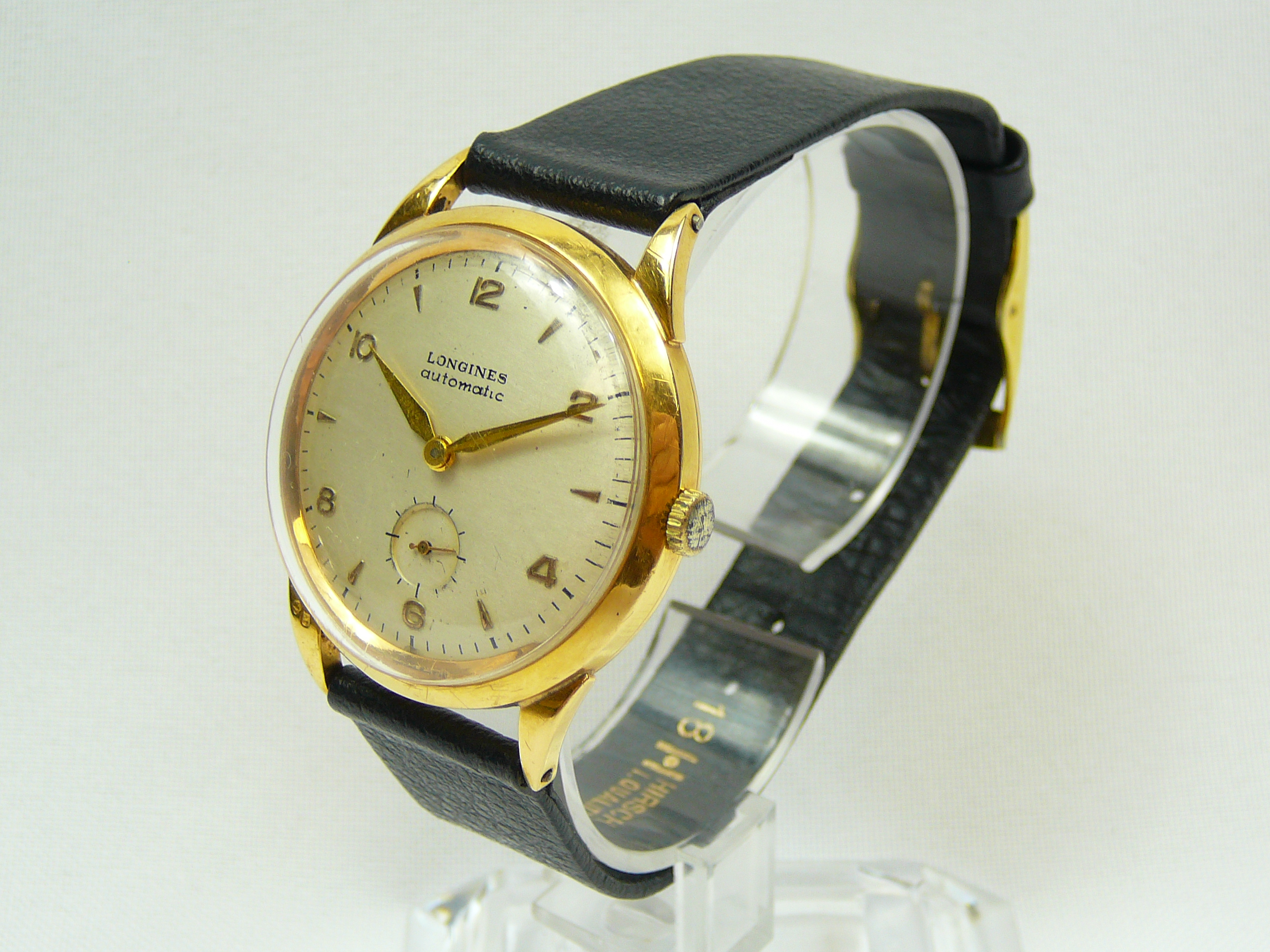 Gents Vintage Gold Longines Wrist Watch