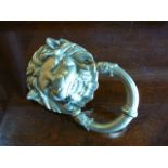 Lion Mask Door Knocker