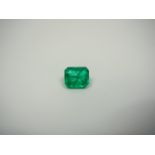 Loose Emerald Cut 8.87ct Emerald