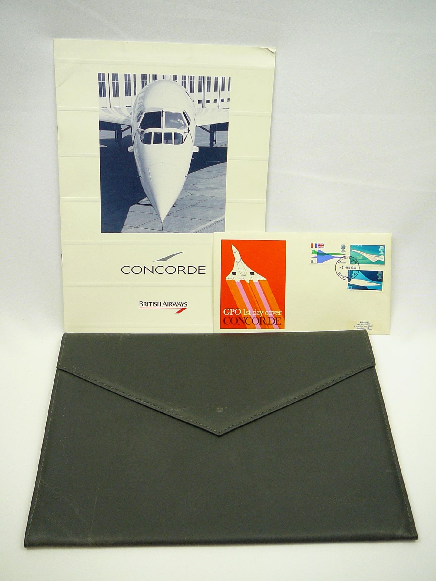 Concorde first day cover and brochure