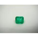 Loose Emerald Cut 9.42ct Emerald