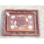 Oriental Inlay Hardwood Tray