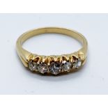 18ct gold diamond ring