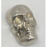 Silver 999 skull bar