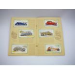 Motor Car Cigarette Cards Album