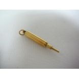 Miniature gilt propelling pencil