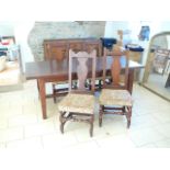 Bylaw oak dining chairs set
